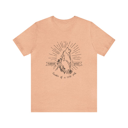'LEADER OF A WILD PACK' WOLF MOM T-SHIRT