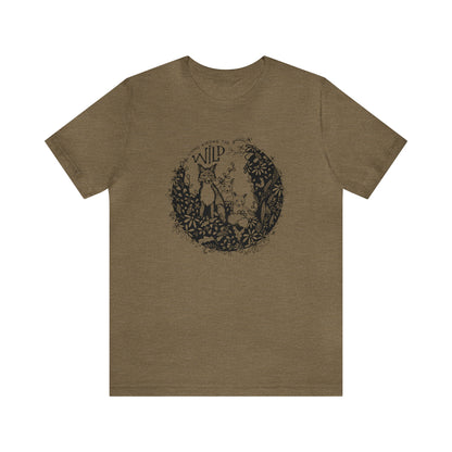 'LIVING AMONG THE WILD' MAMA FOX MOM T-SHIRT