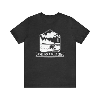 'RAISING A WILD ONE' MAMA BEAR MOM T-SHIRT