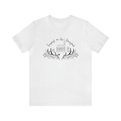 'HAPPIEST ON THE HOMESTEAD' WOMENS T-SHIRT