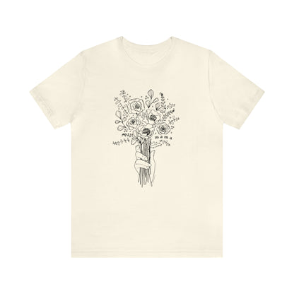 'MAMA: PICKING WILDFLOWERS' MOM T-SHIRT