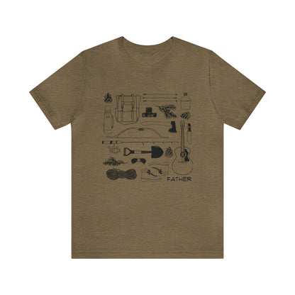 FATHER: READY FOR ADVENTURE' DAD T-SHIRT