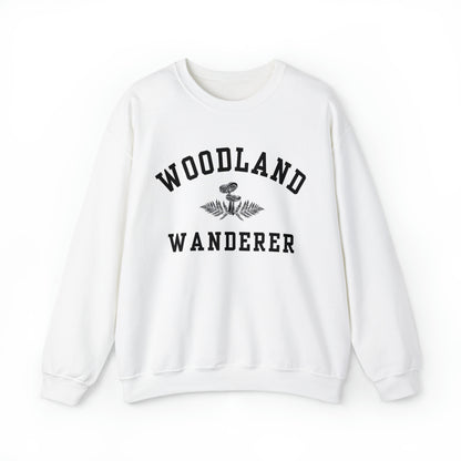 WOODLAND WANDERER WOMENS SWEATSHIRT | BLACK & WHITE