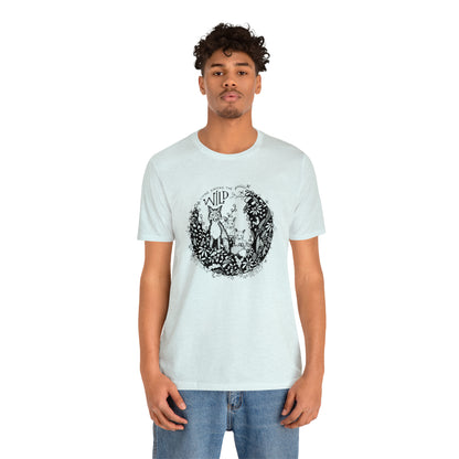 'LIVING AMONG THE WILD' MAMA FOX MOM T-SHIRT