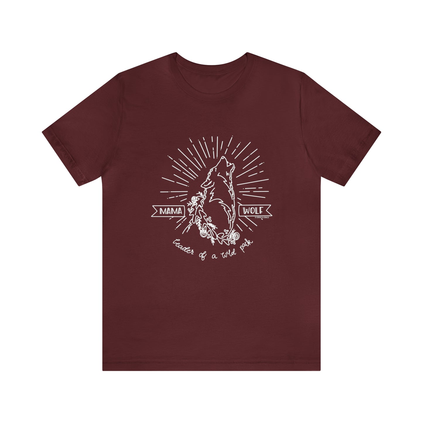 'LEADER OF A WILD PACK' WOLF MOM T-SHIRT