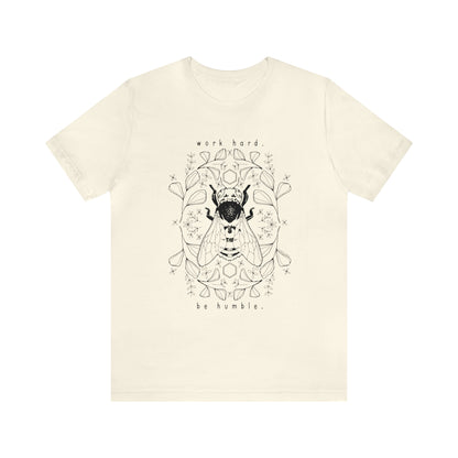 'WORK HARD. BE HUMBLE' WOMENS HONEYBEE T-SHIRT