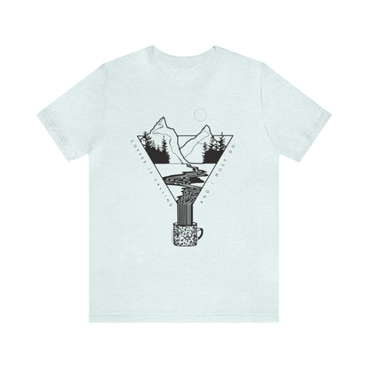 'COFFEE IS CALLING AND I MUST GO' UNISEX T-SHIRT | BLACK INK