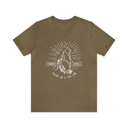 'LEADER OF A WILD PACK' WOLF MOM T-SHIRT