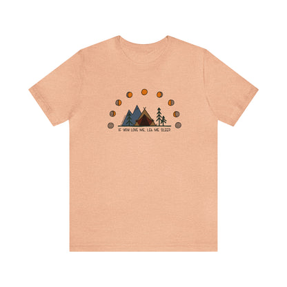 'IF YOU LOVE ME, LET ME SLEEP' WOMENS T-SHIRT | FULL COLOR INK