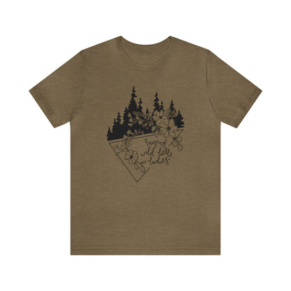 'RAISING WILD LITTLE LADIES' MOM T-SHIRT