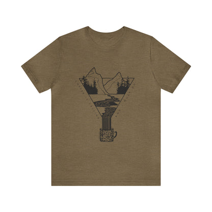 'COFFEE IS CALLING AND I MUST GO' UNISEX T-SHIRT | BLACK INK