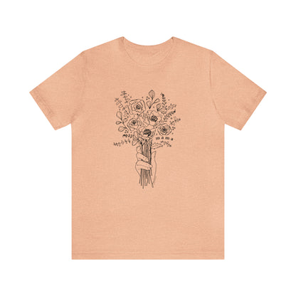 'MAMA: PICKING WILDFLOWERS' MOM T-SHIRT