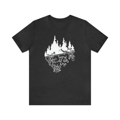 'RAISING WILD LITTLE BOYS' MOM T-SHIRT