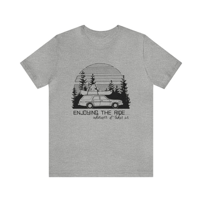 'ENJOYING THE RIDE' UNISEX T-SHIRT