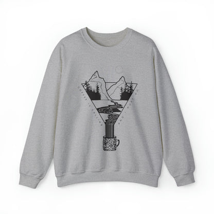 'COFFEE IS CALLING' UNISEX SWEATSHIRT