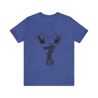 'COFFEE IS CALLING AND I MUST GO' UNISEX T-SHIRT | BLACK INK