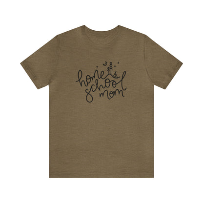 'HOMESCHOOL MOM' MOM T-SHIRT
