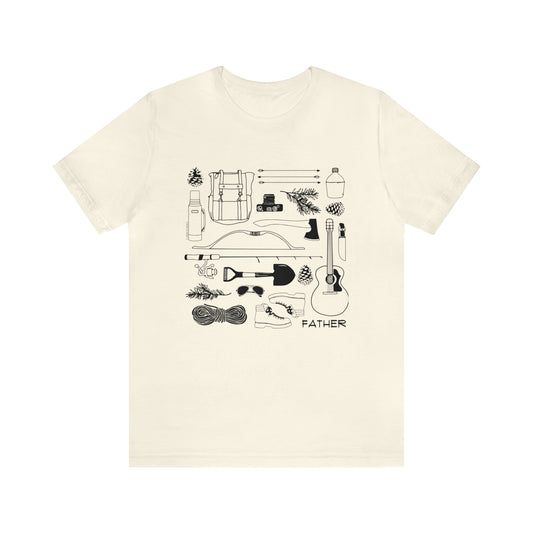FATHER: READY FOR ADVENTURE' DAD T-SHIRT