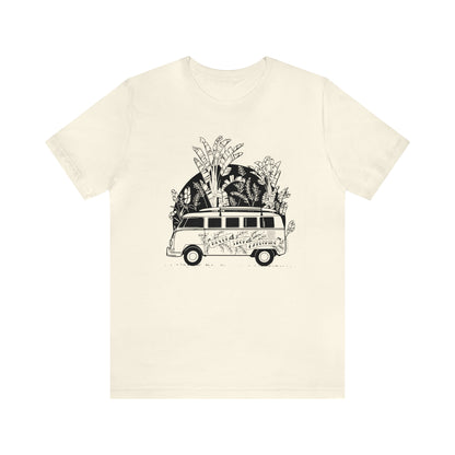 'NEVER STOP EXPLORING' VAN LIFE UNISEX T-SHIRT
