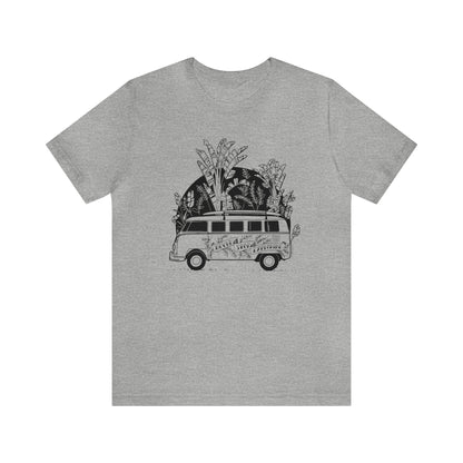 'NEVER STOP EXPLORING' VAN LIFE UNISEX T-SHIRT
