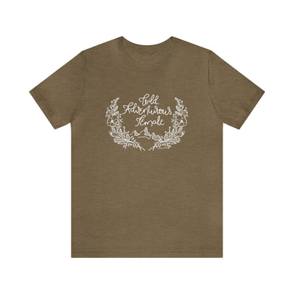 'WILD ADVENTUROUS FEMALE' WOMENS T-SHIRT