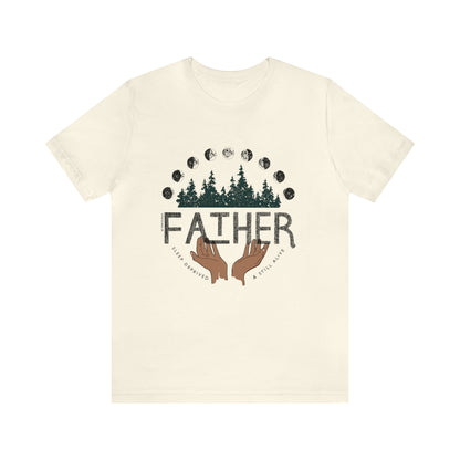 'FATHER: SLEEP DEPRIVED + STILL ALIVE' DAD T-SHIRT | FULL COLOR INK