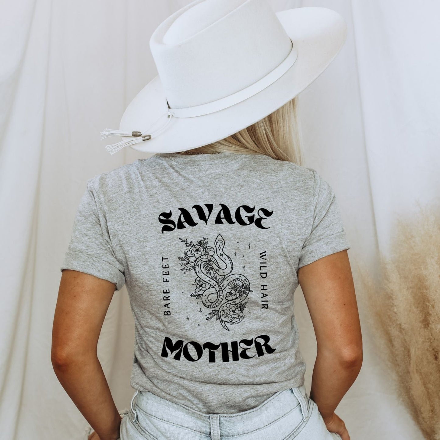 "SAVAGE MOTHER" MOM T-SHIRT