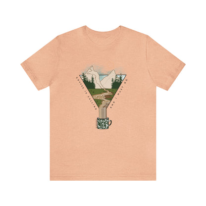 'COFFEE IS CALLING AND I MUST GO' UNISEX T-SHIRT | FULL COLOR