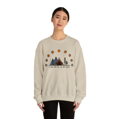 'IF YOU LOVE ME, LET ME SLEEP' CREWNECK SWEATSHIRT | FULL COLOR