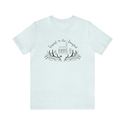 'HAPPIEST ON THE HOMESTEAD' WOMENS T-SHIRT