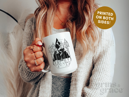 'COZY VIBES' 15 OZ CERAMIC COFFEE MUG