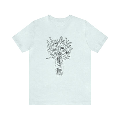 'MAMA: PICKING WILDFLOWERS' MOM T-SHIRT