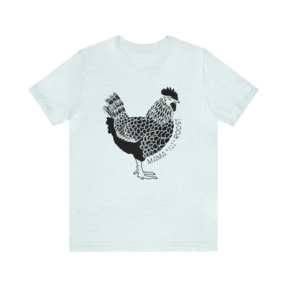 'MAMA RULES THE ROOST' CHICKEN MOM T-SHIRT