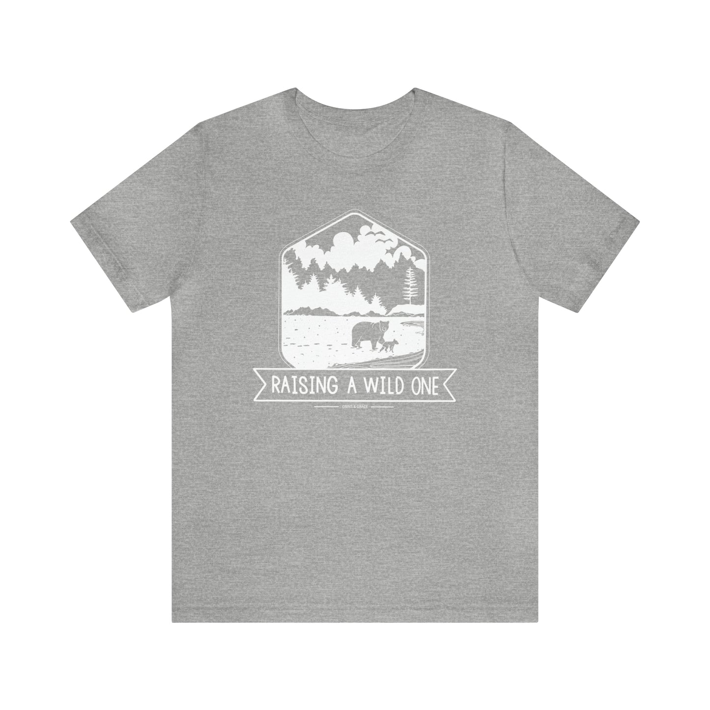 'RAISING A WILD ONE' MAMA BEAR MOM T-SHIRT