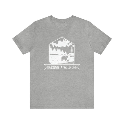 'RAISING A WILD ONE' MAMA BEAR MOM T-SHIRT