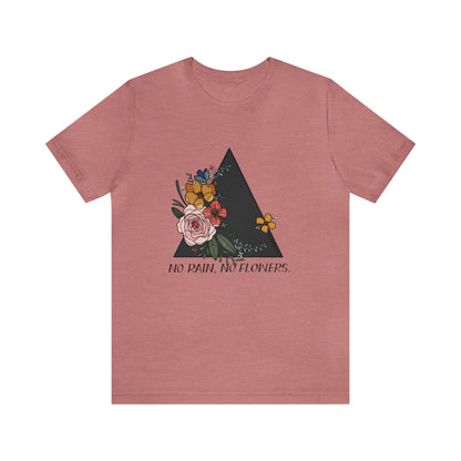 'NO RAIN, NO FLOWERS' WOMENS T-SHIRT | FULL COLOR INK