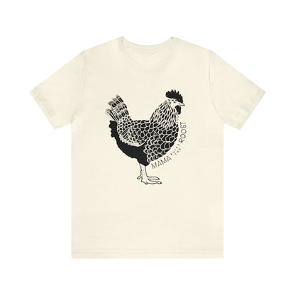 'MAMA RULES THE ROOST' CHICKEN MOM T-SHIRT