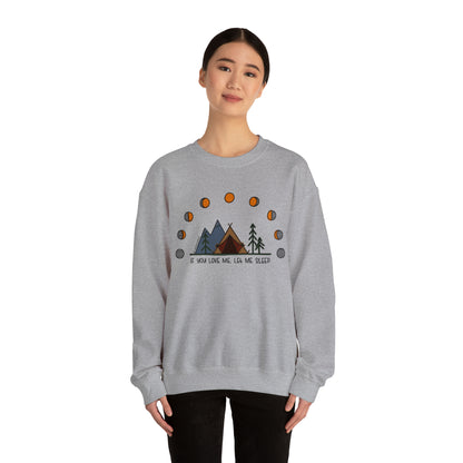 'IF YOU LOVE ME, LET ME SLEEP' CREWNECK SWEATSHIRT | FULL COLOR