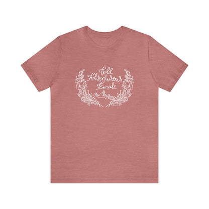 'WILD ADVENTUROUS FEMALE' WOMENS T-SHIRT