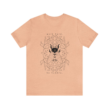 'WORK HARD. BE HUMBLE' WOMENS HONEYBEE T-SHIRT