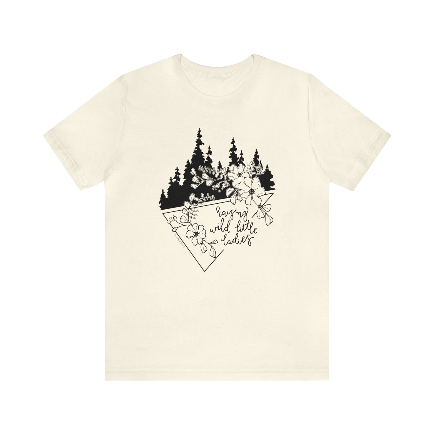 'RAISING WILD LITTLE LADIES' MOM T-SHIRT