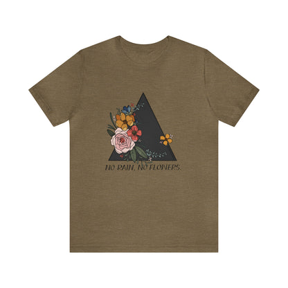 'NO RAIN, NO FLOWERS' WOMENS T-SHIRT | FULL COLOR INK