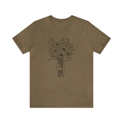 'MAMA: PICKING WILDFLOWERS' MOM T-SHIRT