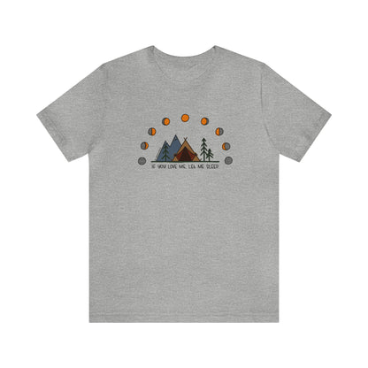 'IF YOU LOVE ME, LET ME SLEEP' WOMENS T-SHIRT | FULL COLOR INK