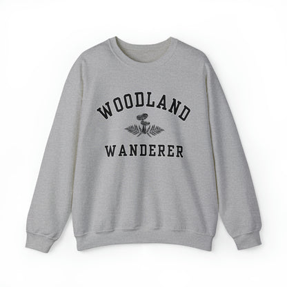 WOODLAND WANDERER WOMENS SWEATSHIRT | BLACK & WHITE