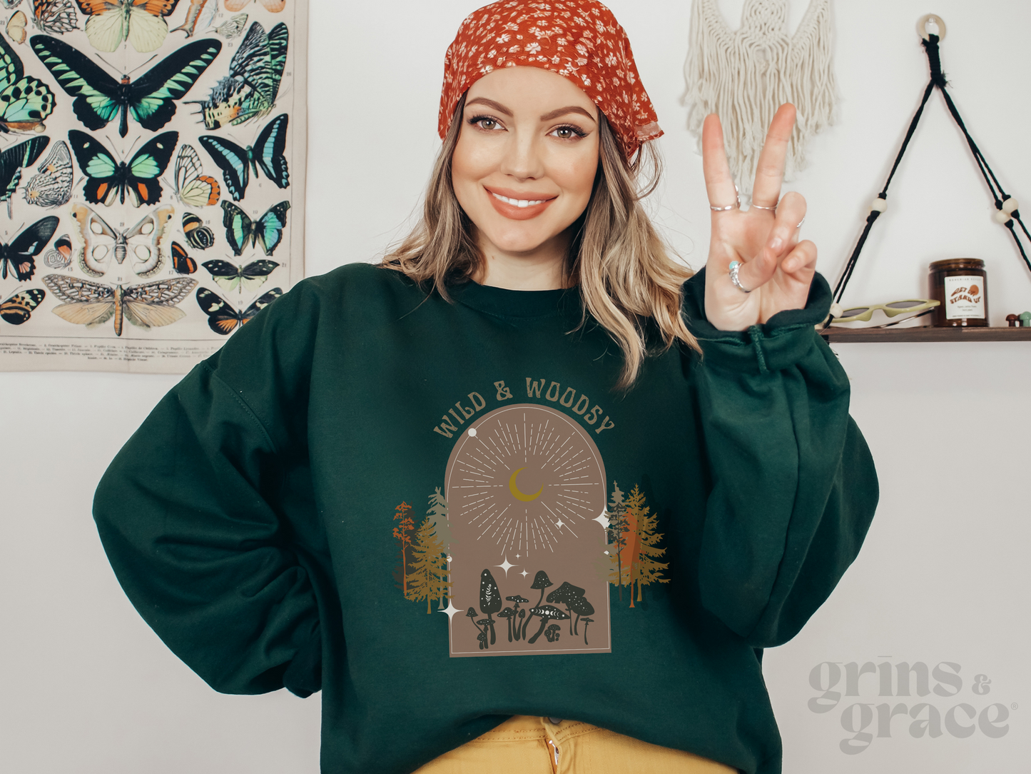WILD & WOODSY WOMENS SWEATSHIRT