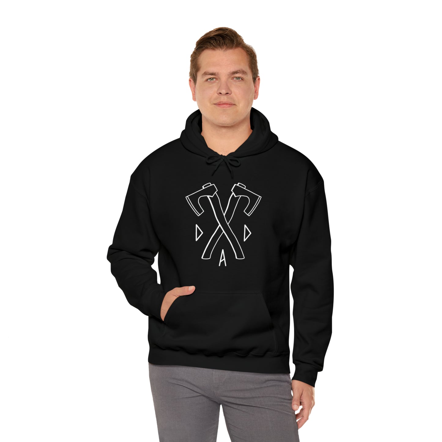 'VIKING AXE DAD' MENS HOODIE SWEATSHIRT