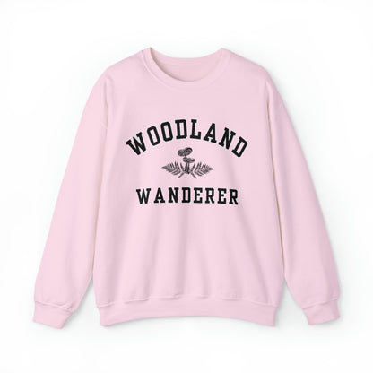 WOODLAND WANDERER WOMENS SWEATSHIRT | BLACK & WHITE