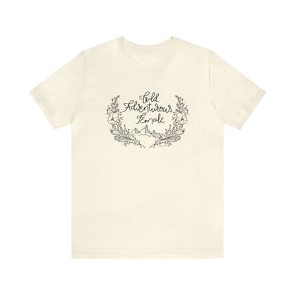 'WILD ADVENTUROUS FEMALE' WOMENS T-SHIRT