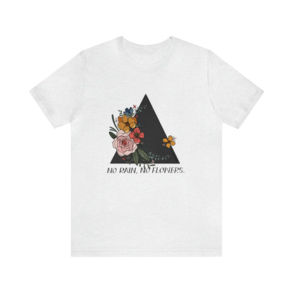 'NO RAIN, NO FLOWERS' WOMENS T-SHIRT | FULL COLOR INK